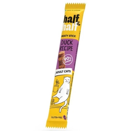 Ласощі для котів Half&Half м'ясна паличка з качкою 5 г