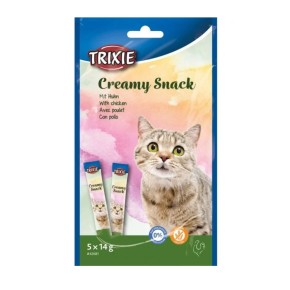 Ласощі для котів Trixie Creamy Snacks Курка 14 г 5 штук (42681)