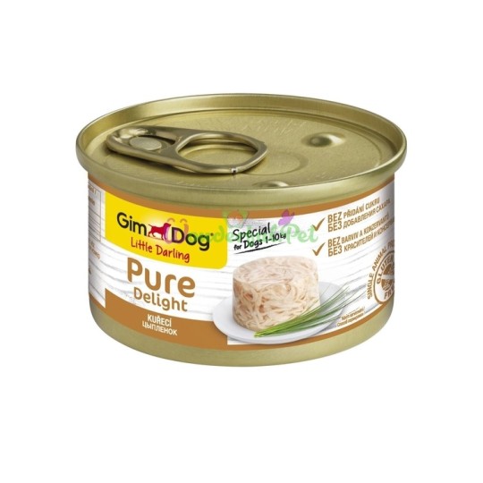 Корм для собак GimDog Pure Delight з куркою 85 г (513140/513003)