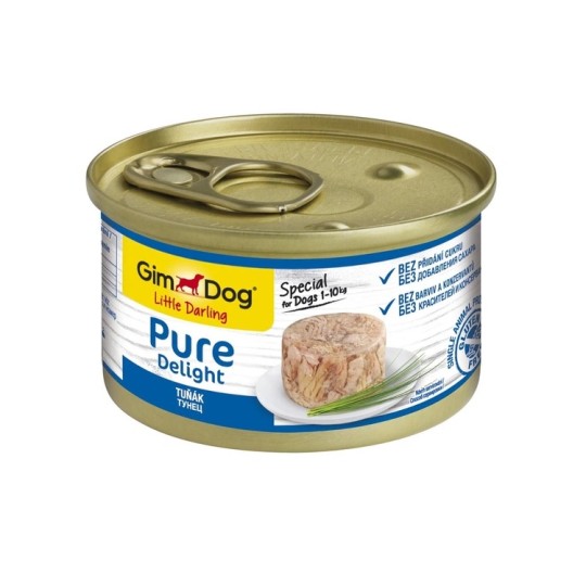 Корм для собак GimDog Pure Delight з тунцем 85 г (513157/513010)