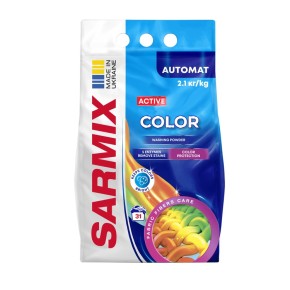 Стиральный порошок Sarmix Active Color 2.1 кг