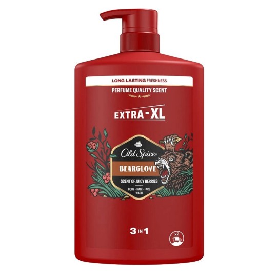 Шампунь-гель для душа Old Spice Bearglove 3в1 1000 мл