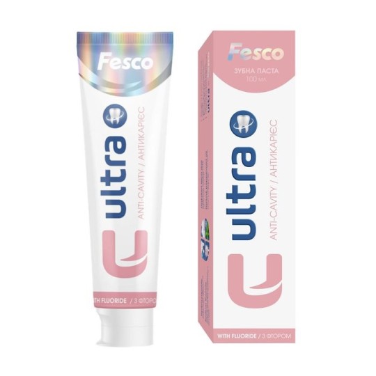 Зубна паста Fesco Ultra Anti-cavity 100 мл