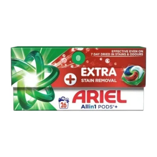 Капсулы для стирки Ariel Экстрасила очистка 26 штук