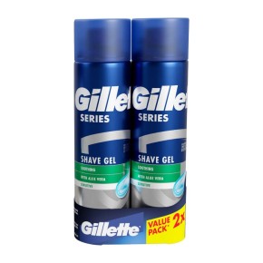 Гель для бритья Gillette Series Успокаивающий 200 мл 2 штуки