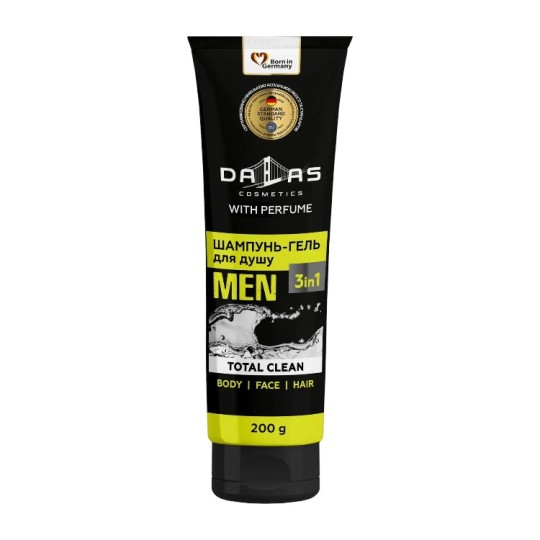 Шампунь-гель для душу Dalas 3в1 Total clean 200 г