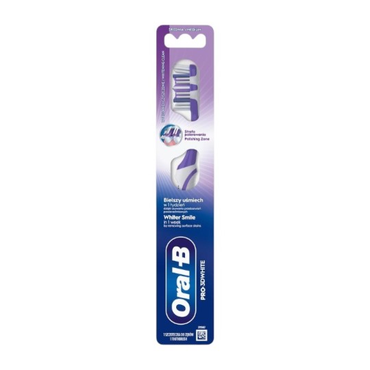 Зубна щітка Oral-B Pro-3D White середньої жорсткості
