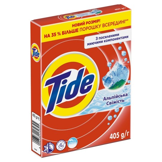 Пральний порошок Tide Альпійська свіжість ручне прання 405 г
