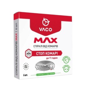 Спирали от комаров VACO Max 6 штук