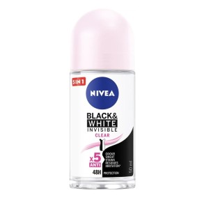 Дезодорант-антиперспірант Nivea Чорне та біле Невидимий Прозорий 50 мл