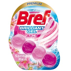 Туалетний блок Bref Brilliant гель Весняний дощ 42 г