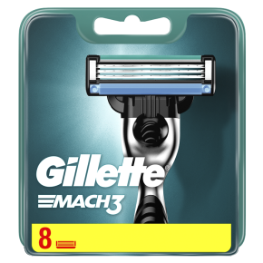 Змінні картриджі Gillette Mach 3 8 штук