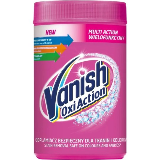 VANISH засіб для виведення плям 625 г Oxi Action GOLD PINK