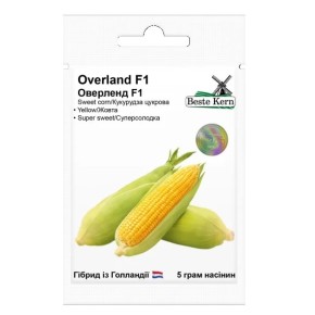Насіння Кукурудза цукрова Оверленд F1 Beste Kern 5 г 