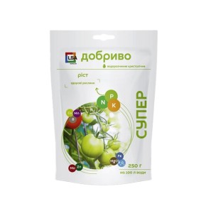 Добриво Супер Водорозчинне кристалічне Ріст 250 г