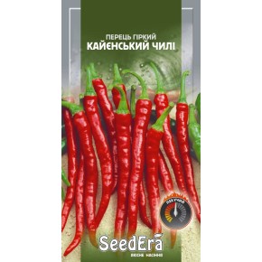 Насіння перець гіркий Кайєнський чілі Seedera 0.2 г