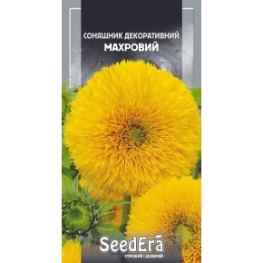 Семена цветы Подсолнух декоративный Махровый Seedera 1 г