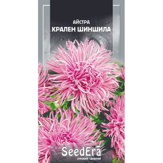 Семена цветы Астра Крален Шиншилла Seedera 0.25 г