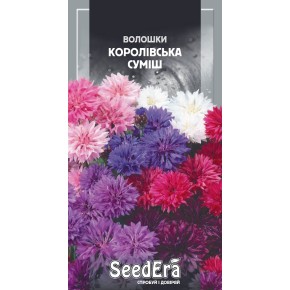 Семена цветы Васильки мускатные Королевская смесь Seedera 0.5 г