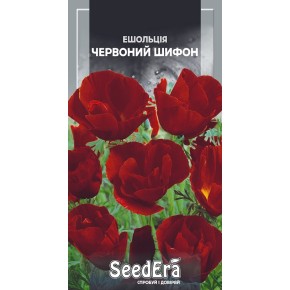 Насіння квіти Ешольція Червоний шифон Seedera 0.3 г