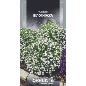 Семена цветы Лобелия Белоснежка Seedera 0.1 г