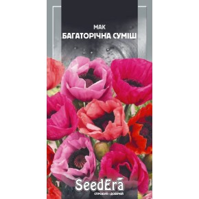 Семена цветы Мак смесь Seedera 0.1 г