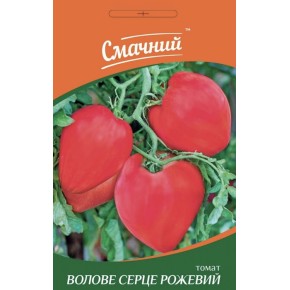 Насіння томат Волове серце рожевий Смачний 0.2 г