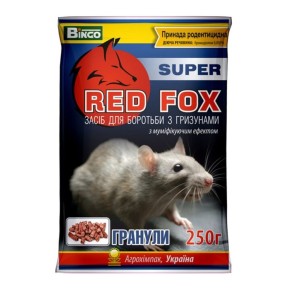 Гранули Bingo Red Fox 250 г від гризунів