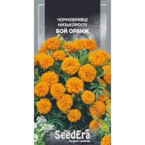 Семена цветы Бархатцы Бой Оранж Seedera 0.3 г