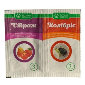 Інсектицид Колібріс 3 мл + фунгіцид Страж 3 мл Укравіт