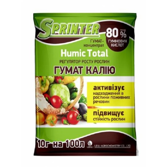 Гумат калия Humic Total Sprinter 10 г