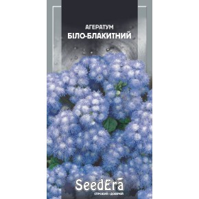 Семена цветы Агератум бело-голубой Seedera 0.1 г