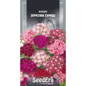 Семена цветы Флокс Звездная смесь Seedera 0.2 г