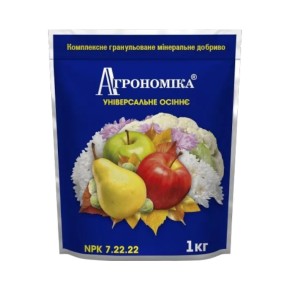 Добриво мінеральне Агрономіка Універсальне осіннє 7.22.22 1 кг