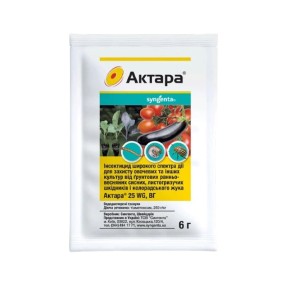 Інсектицид Syngenta Актара 25 WG 6 г