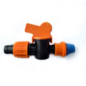 Кран стартовый Aquapulse с поджимом для капельной ленты Dn 17 AD 6504