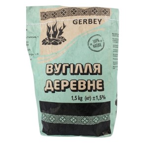 Вугілля деревне GERBEY 1.5 кг