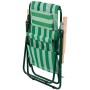 Крісло-шезлонг Vitan Ясен 20 мм біло-зелений