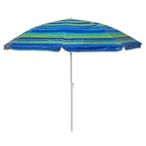 Пляжный зонтик с наклоном TE-018, 1,8 м (Полосатый)