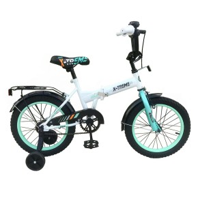 Велосипед X-TREME SPLIT 1628 сталь., розмір рами 16" дюймів, розмір коліс 16" дюймів, колір біло-зелений