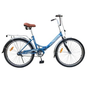Велосипед X-TREME SALUT FD-26 сталь., размер рамы 26" дюймов, размер колес 26" дюймов, цвет сине-белый