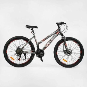 Велосипед спортивний CORSO «Volant» 26" дюймів VL-26637 (1) рама сталева 15", SunRun швидкість 21
