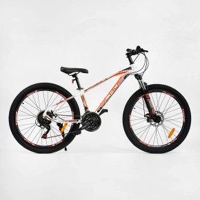 Велосипед спортивный CORSO «BLADE» 26" дюймов BL-26880 (1) алюминиевая рама 13", оборудование Shimano 21 скорость