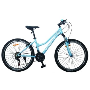 Велосипед FORTE AURORA(женский) сталь., размер рамы 15" дюймов, размер колес 26" дюймов, цвет синий (117812)
