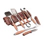 Подарочный набор для BBQ Viking Create Кнорр в кожаном кейсе
