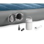 Матрас надувной велюровый Intex 191x99x25 см со съемным аккумуляторным насосом (64187)