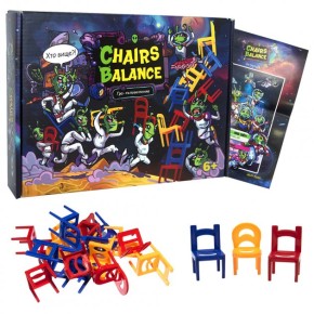 Настільна гра "Chairs balance" (укр), в кор. Стратег /11/ 30408