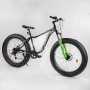 Велосипед Спортивный CORSO «Avalon» 26" дюймов 95583 (1) ФЕТБАЙК, рама алюминиевая, оборудование Shimano 7 скоростей