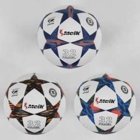 М'яч Футбольний 3 кольори, розмір №5, 400 грамів, матеріал TPU, балон гумовий з ниткою, клеєний /30// C40042