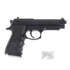 Пістолет пластиковий, страйкбольний Galaxy Beretta 92 на кульках, в кор. /36/ G052B